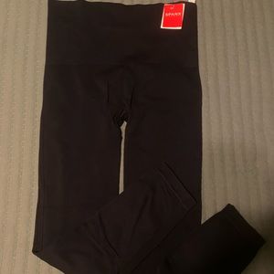 SPANX Black Leggings XL NWT